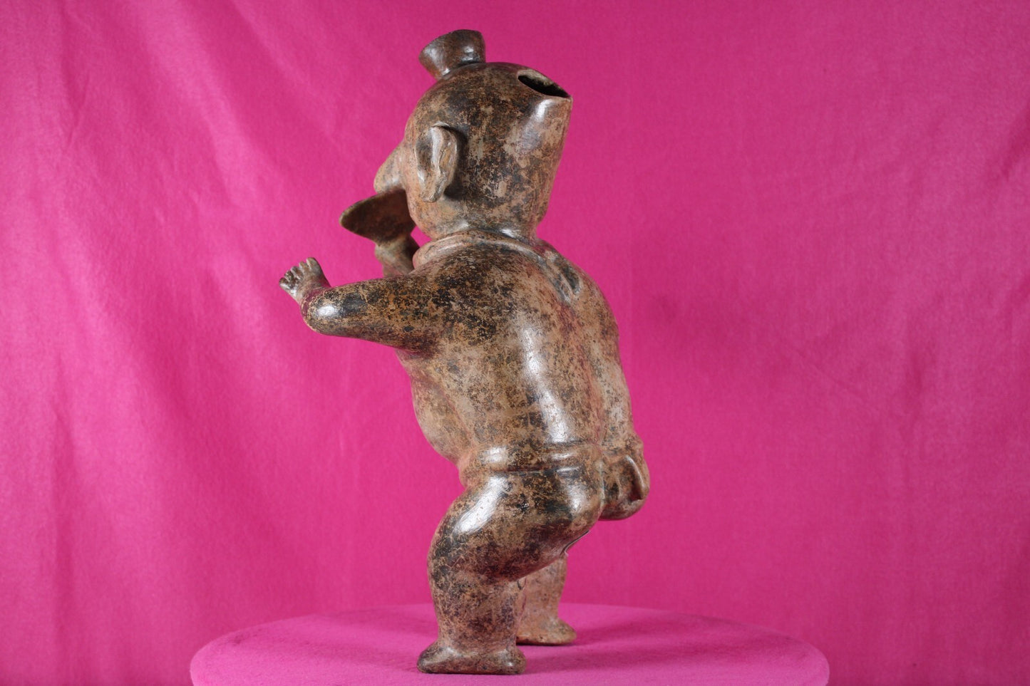 Ex Museum President Authentic Pre Columbian Artifact Giant Colima Dancer COA T06