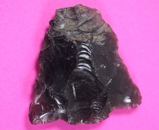 Pre Columbian Authentic Artifact Aztec Arrowhead Battle of Mexico City COA 75