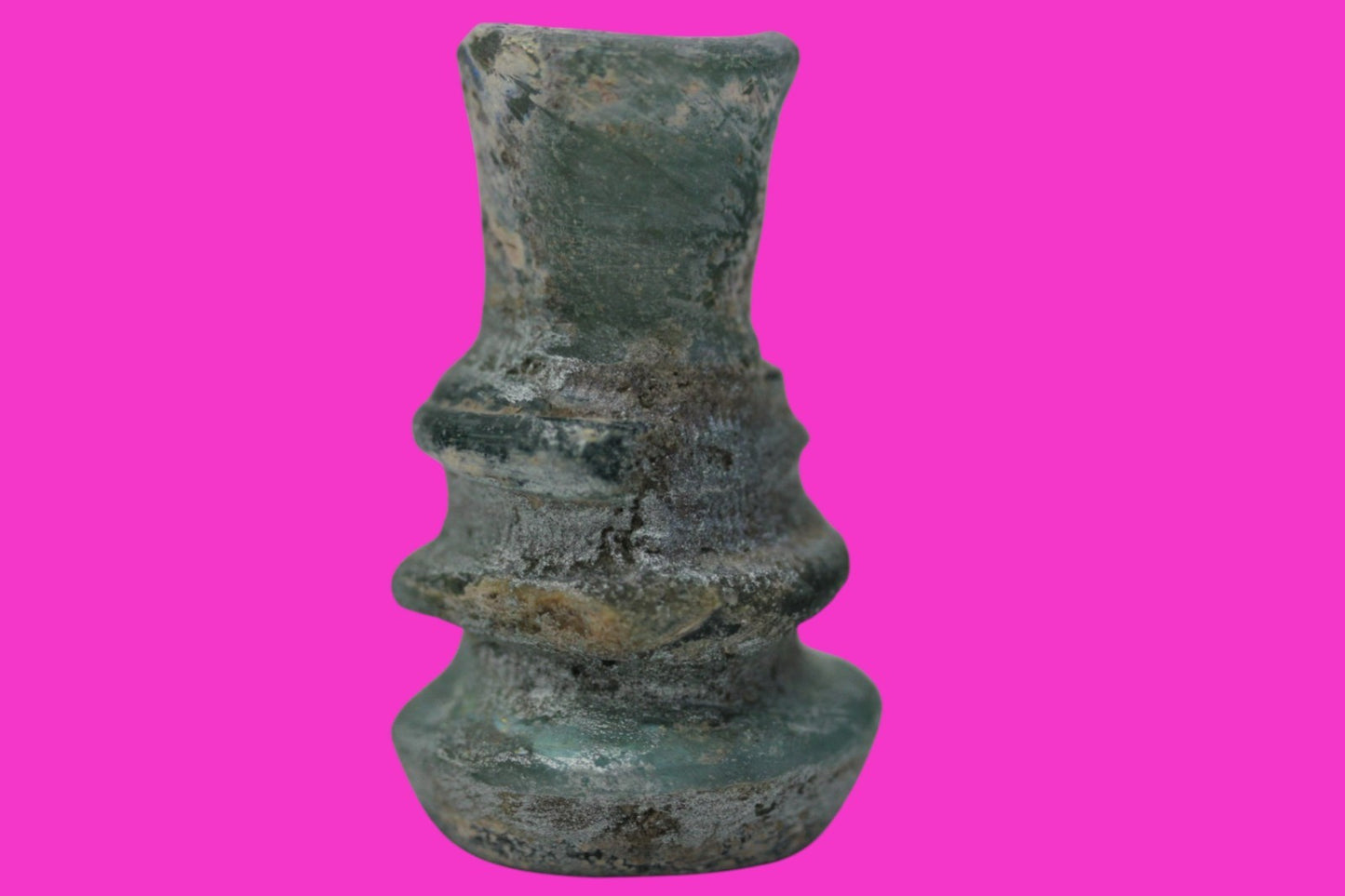 Authentic Persian Artifact Glass Bottle 900-1000 AD Silk Road Hoard COA J29