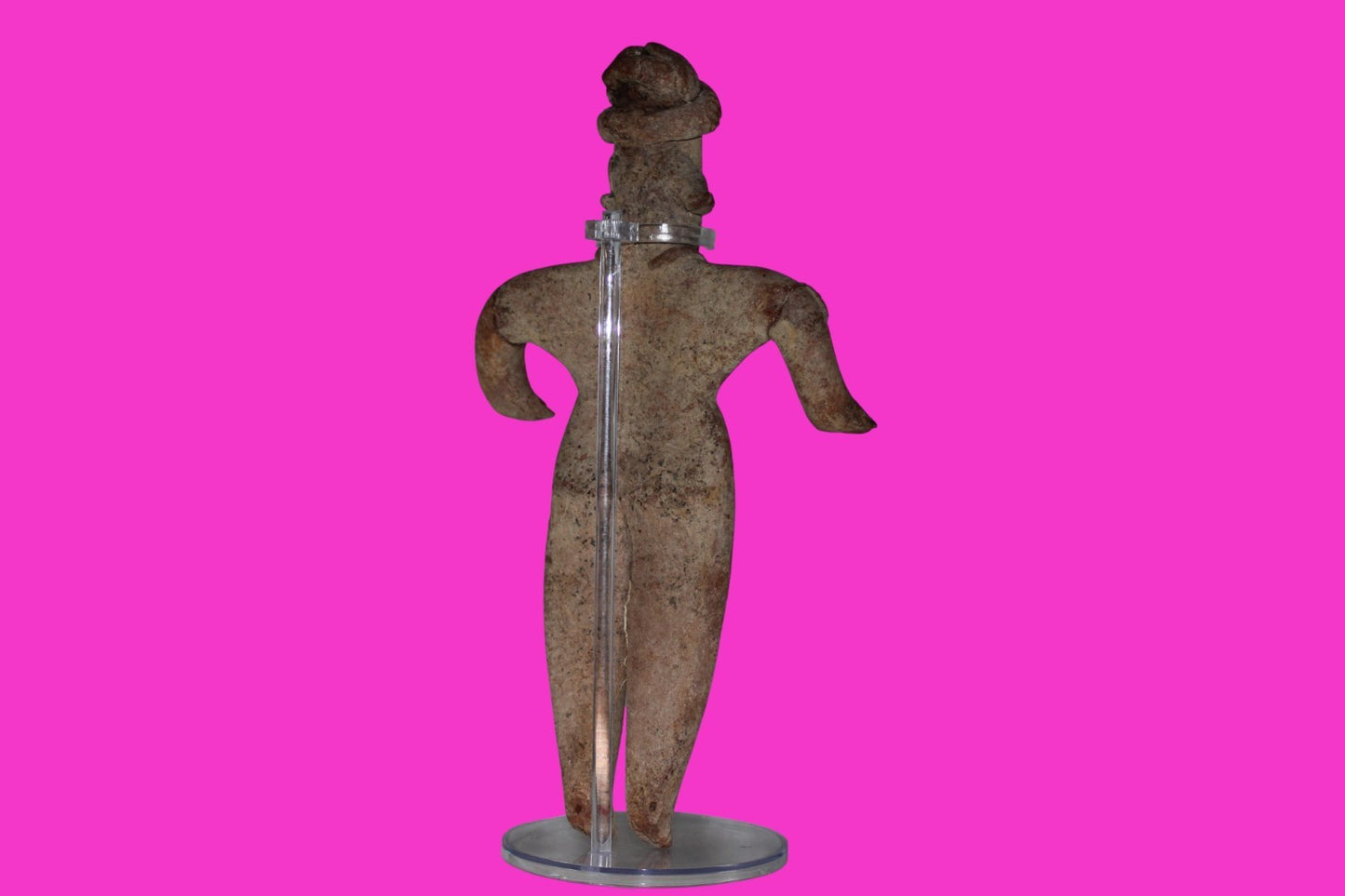 Pre Columbian Artifact 9 in Female Shaft Tomb Figure Colima Mexico 100BC COA 275