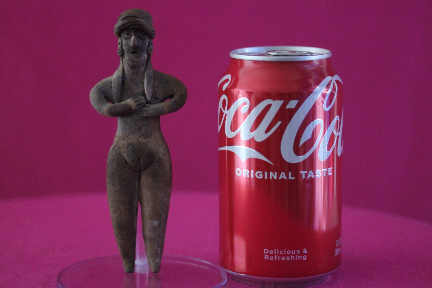 Pre Columbian Artifact Authentic Pretty Lady Tomb Figure Colima Mexico COA 204