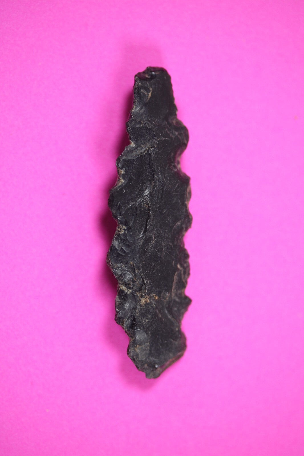 Pre Columbian Artifact Authentic Aztec Arrowhead Battle of Mexico City COA 33