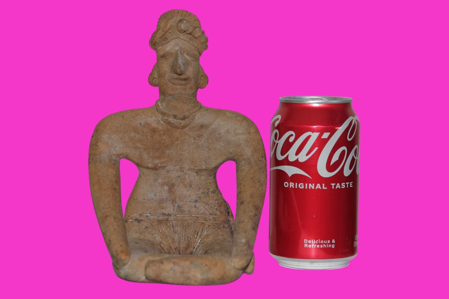 Pre Columbian Museum Quality Artifact Large Tomb Figure Colima Mexico COA 214