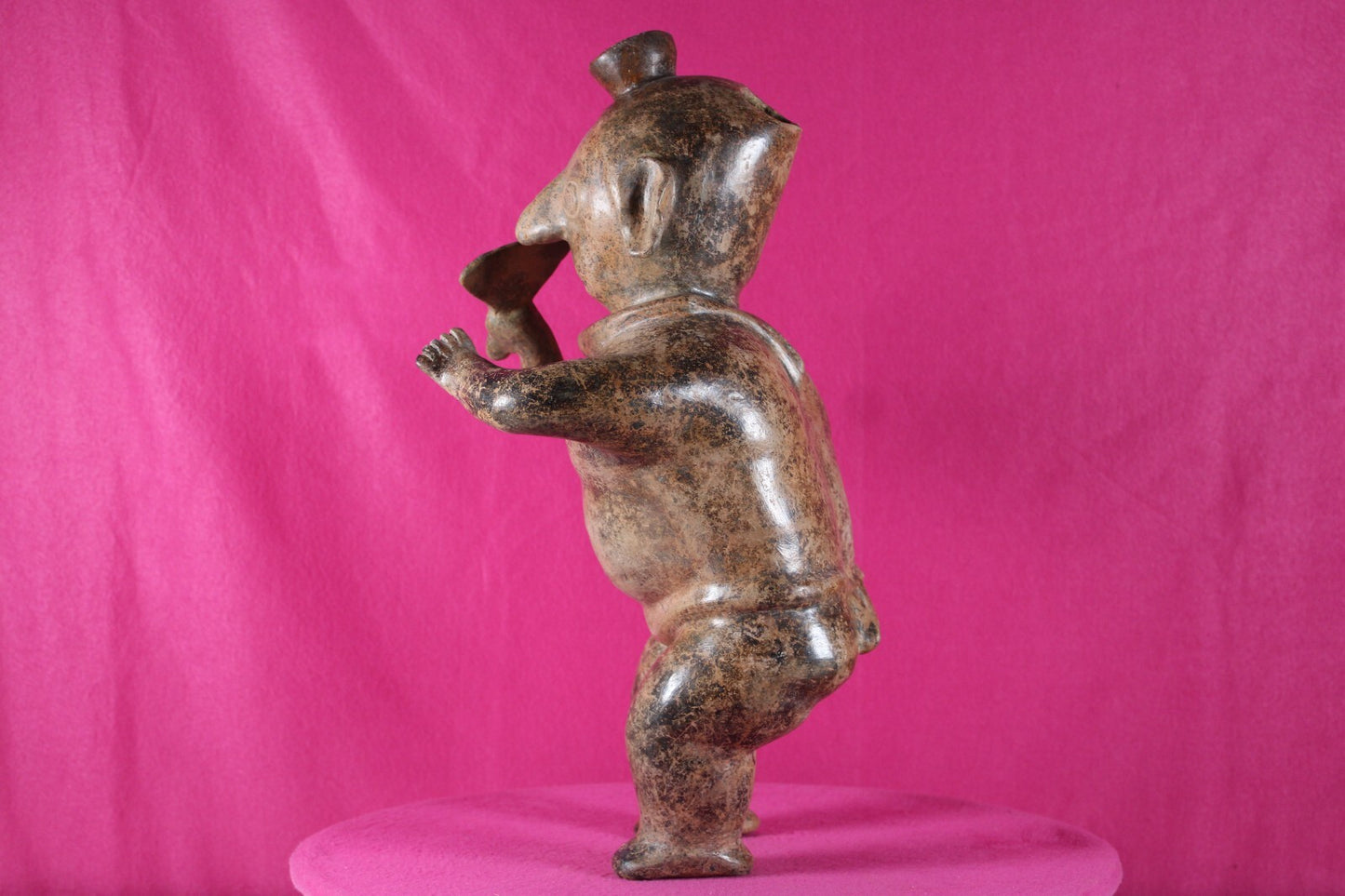 Ex Museum President Authentic Pre Columbian Artifact Giant Colima Dancer COA T06