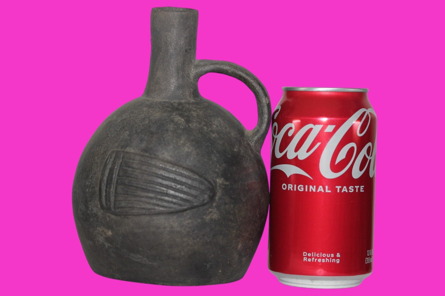 Pre Columbian Artifact Authentic Inca Water Vessle 1425 to 1500 AD Peru COA 219