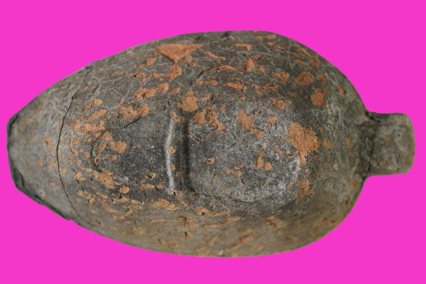 Oil Lamp Holy Land Ancient Artifact Jesus Christ Home Israel 300-600 AD COA 124