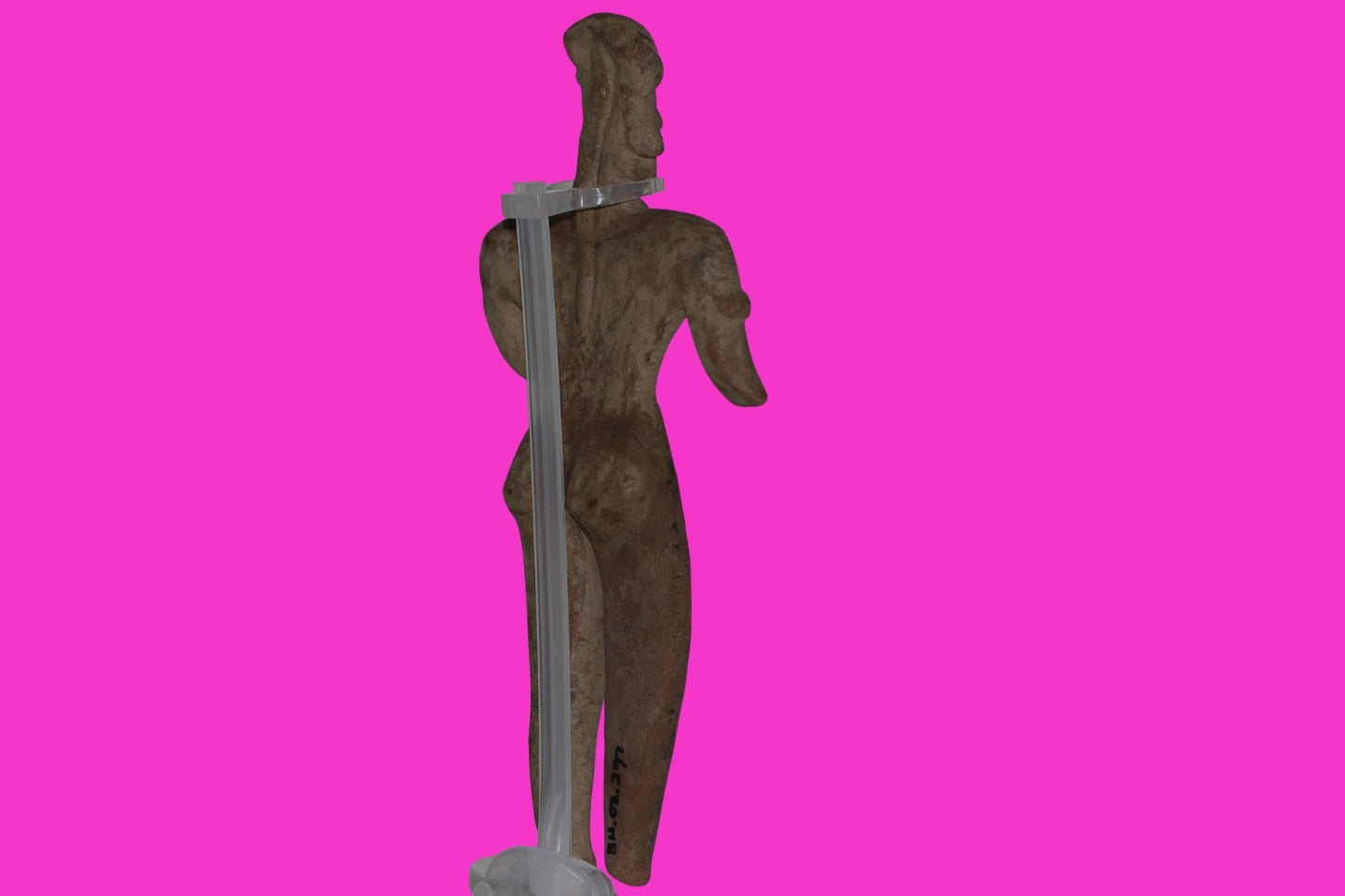 Pre Columbian Artifact Huge 9 Inch Tall Tomb Figure Colima Mexico 100 BC COA 233