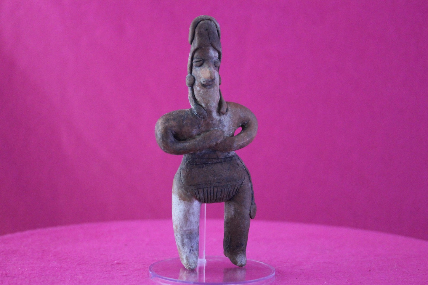 Pre Columbian Artifact Authentic Pretty Lady Tomb Figure Colima Mexico COA 195