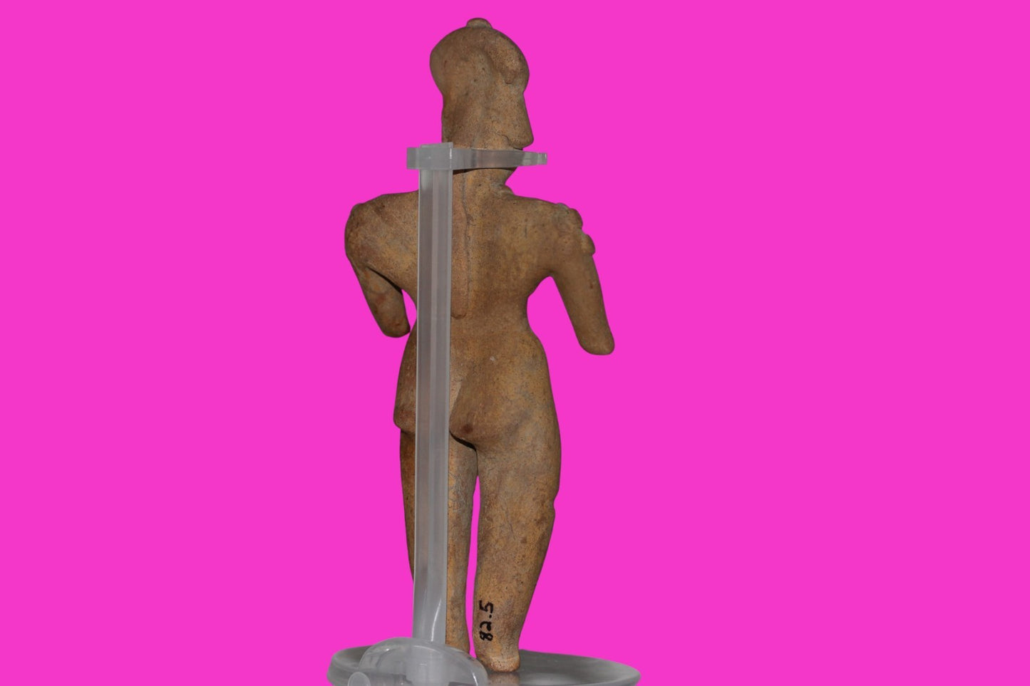 Pre Columbian Artifact 7in Female Shaman Tomb Figure Colima Mexico 100BC COA 251