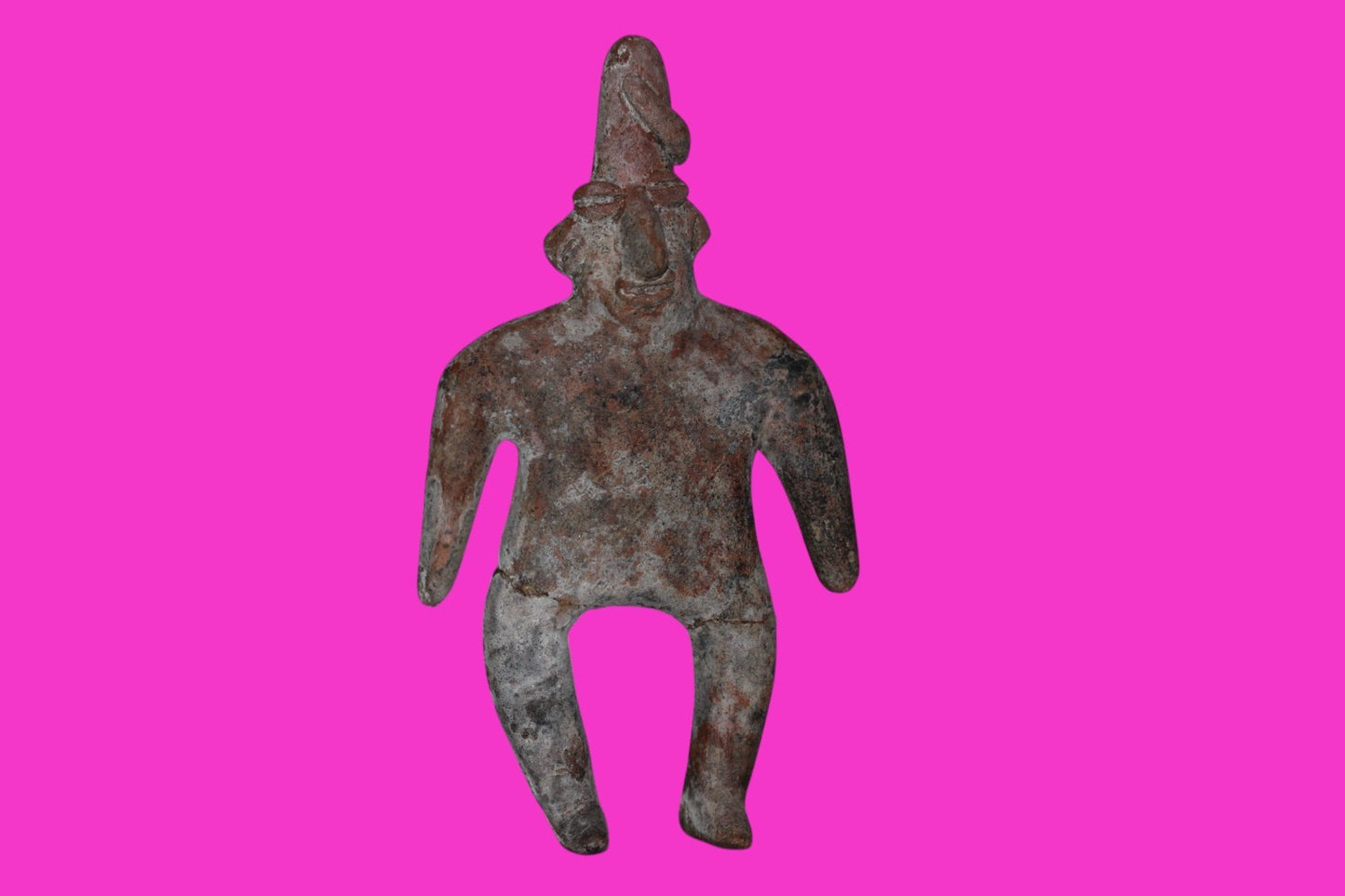 Pre Columbian Authentic Artifact Male Archaic Tomb Figure Colima Mexico COA 19