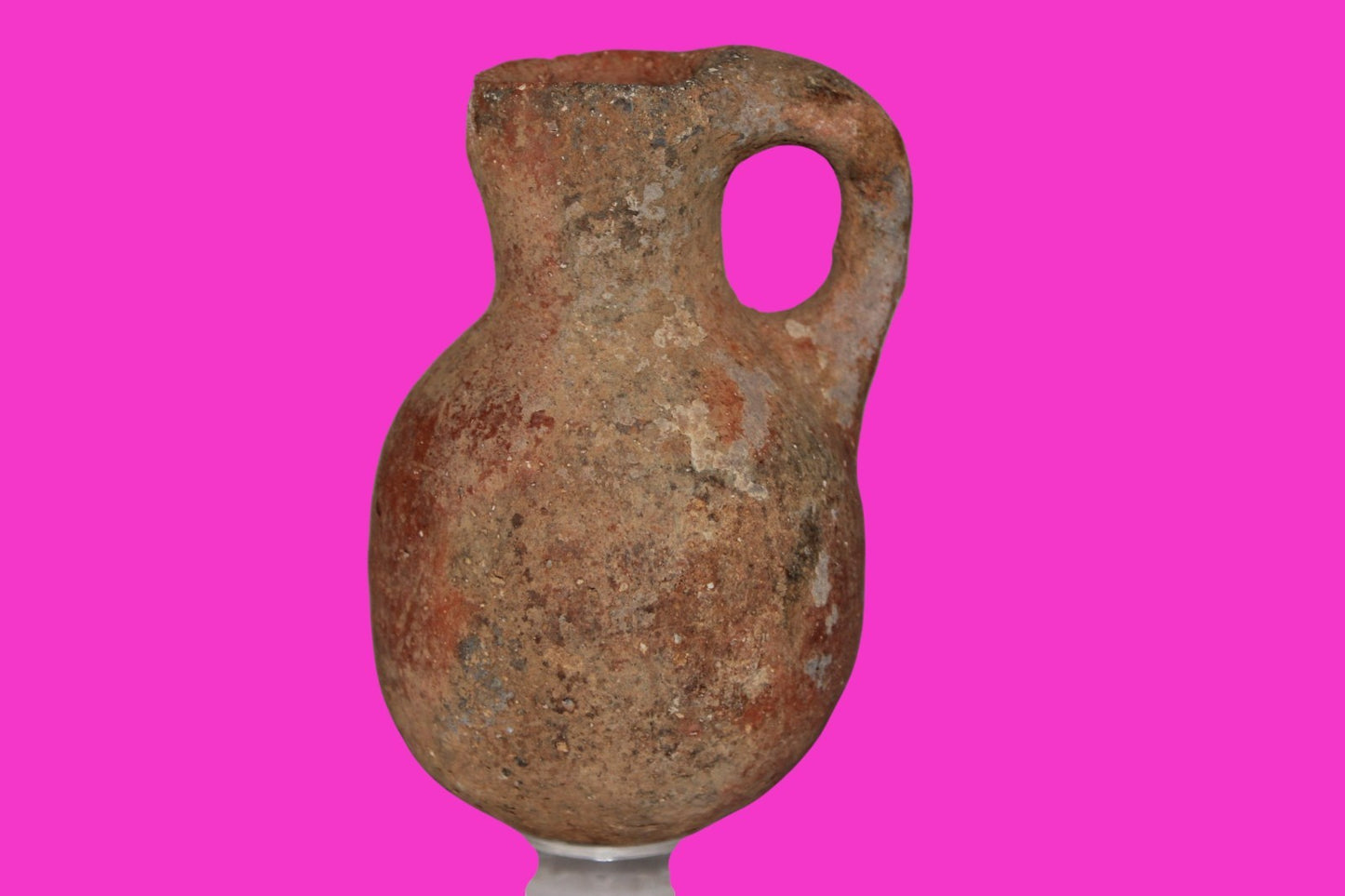 Ancient Holy Land Artifact Jug From Time of Jesus Christ 100 BC - 100 AD COA 18