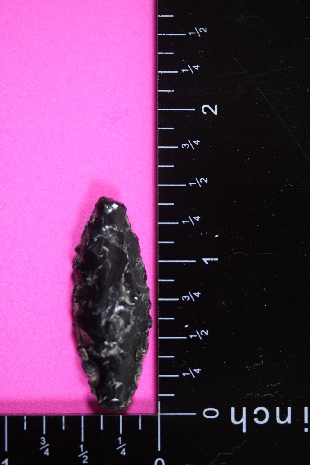 Pre Columbian Artifact Authentic Aztec Arrowhead Battle of Mexico City COA 05