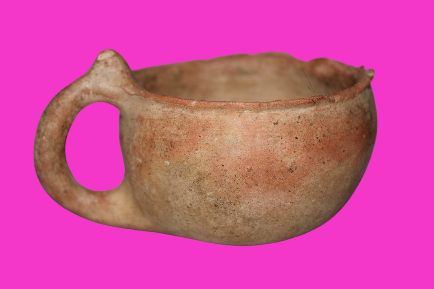 Time of Abraham Holy Land Artifact Ancient 4000 Year Old Cup 2000 BC COA J118