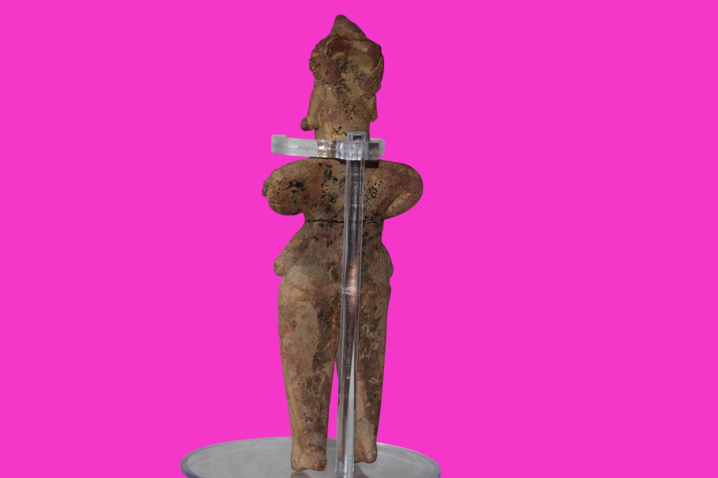 Pre Columbian Artifact 6 in Male Shaman Tomb Figure Colima Mexico 100BC COA 267