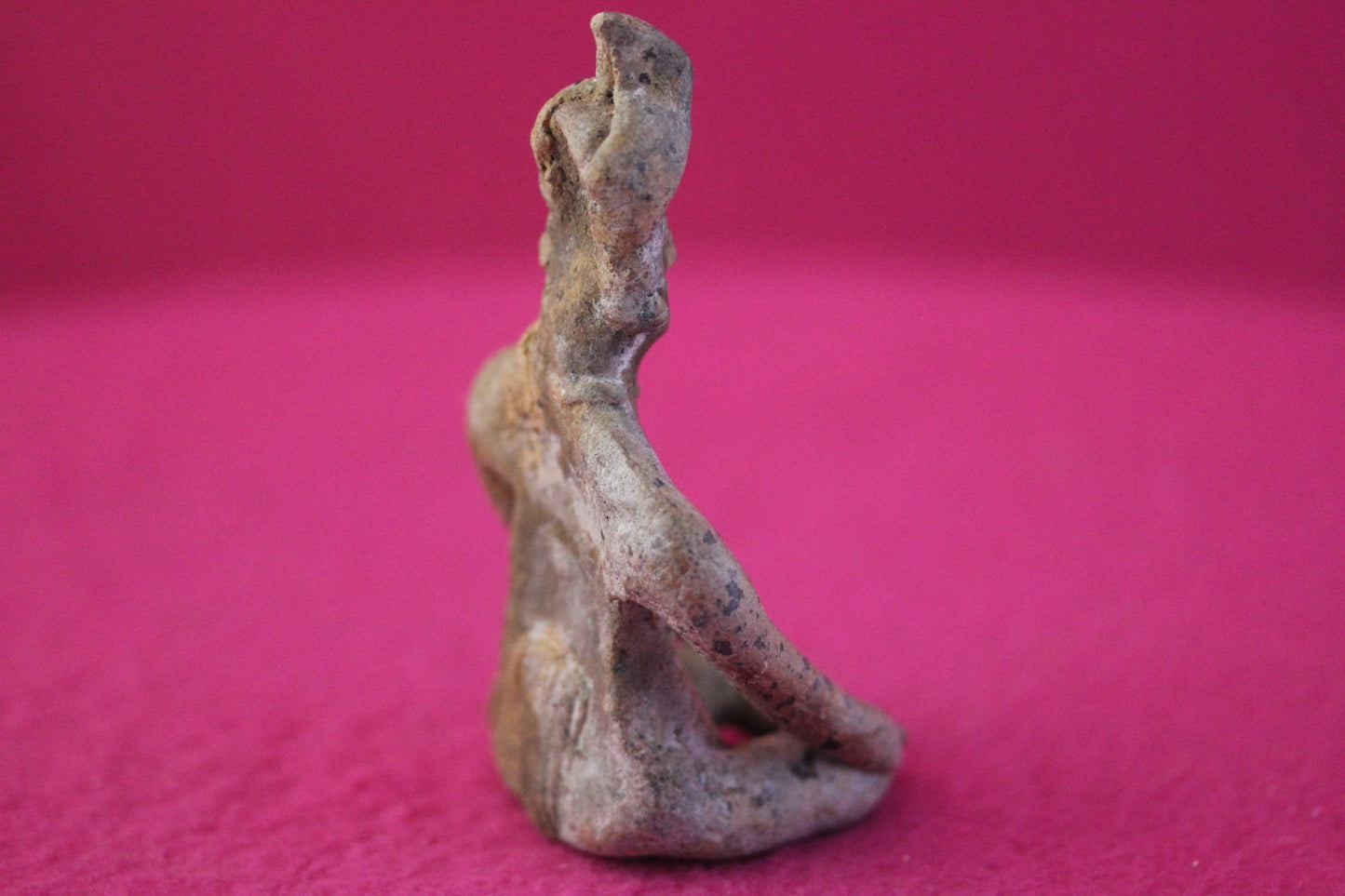 Pre Columbian Artifact Authentic Male Seated Tomb Figure Colima Mexico COA 192