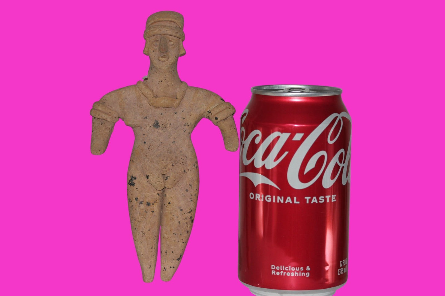 Pre Columbian Artifact 6 inch Female Tomb Figure Colima Mexico 100 BC COA 259