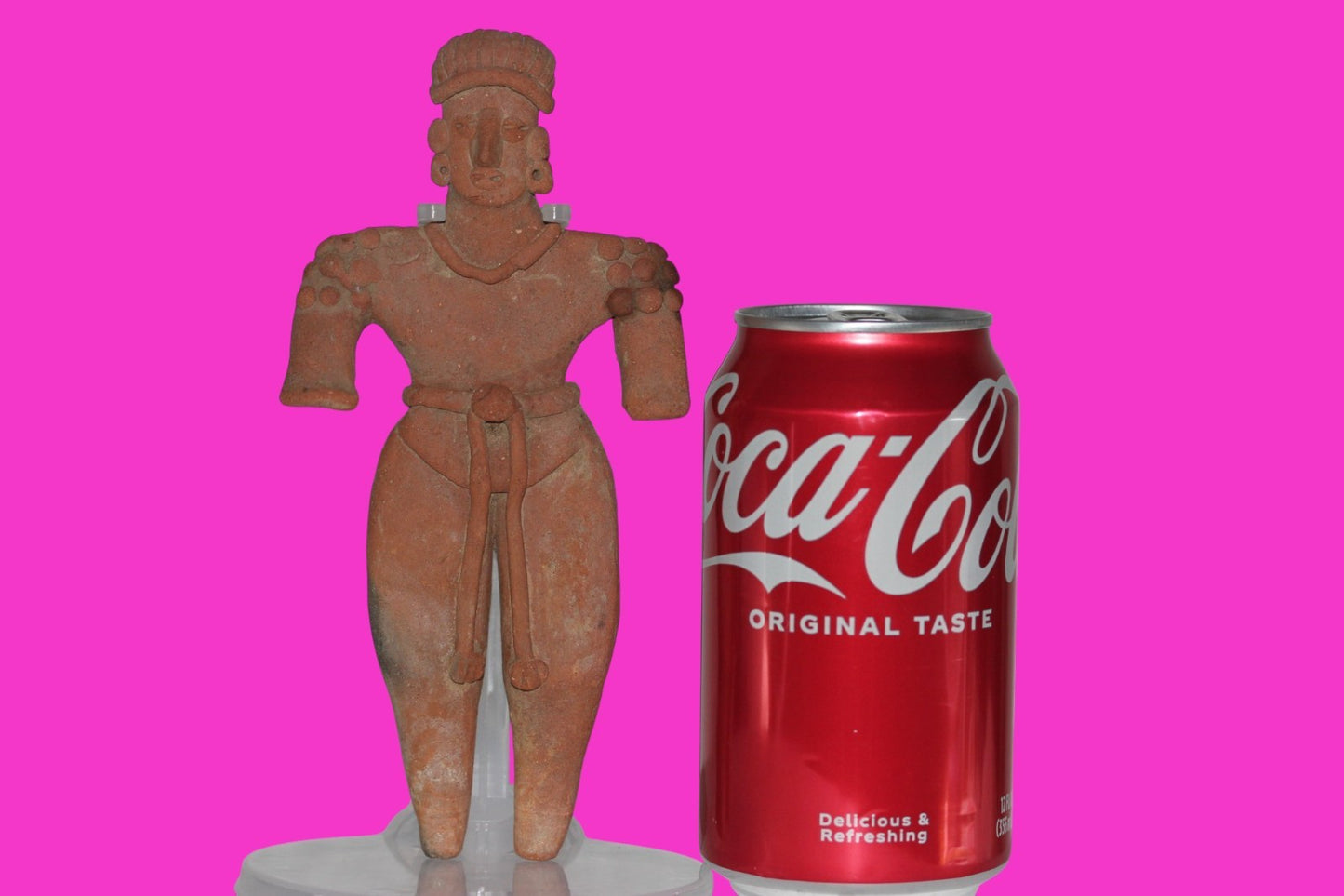 Pre Columbian Artifact 6 Inch Shaman Tomb Figure Colima Mexico 100 BC COA 239