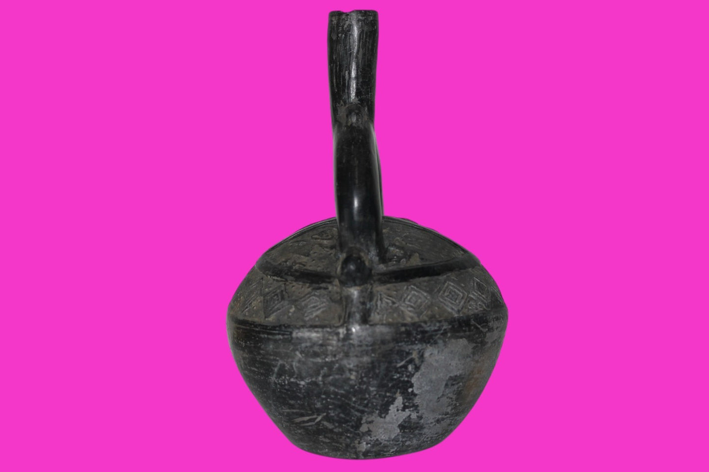 Pre Columbian Artifact Authentic Chimu Warrior Vessel 900-1400 AD Peru COA 222