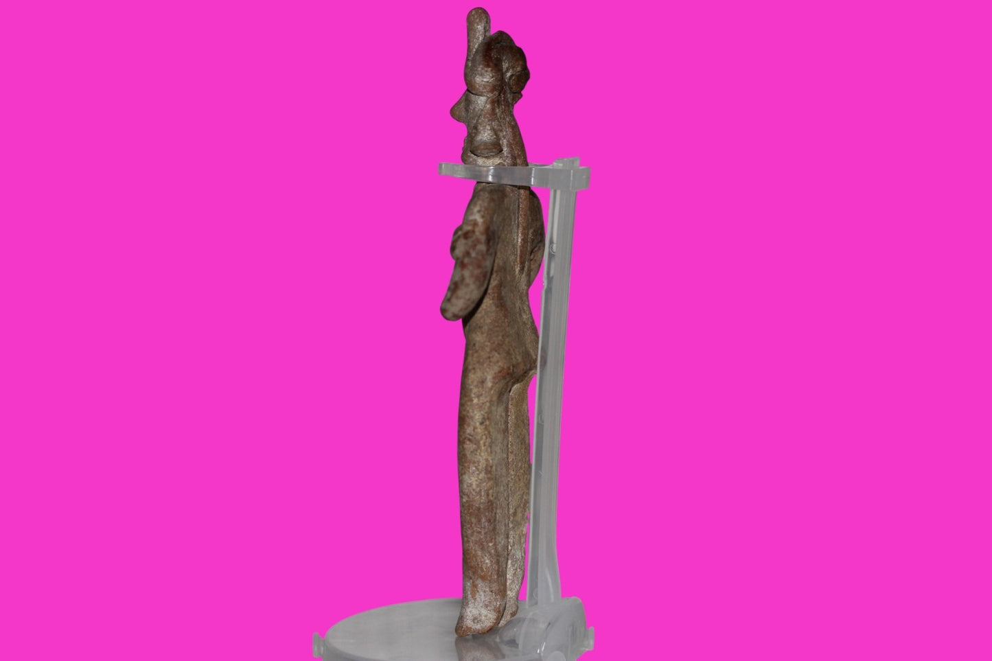 Pre Columbian Artifact 7 Inch Female Tomb Figure Colima Mexico 100 BC COA 241