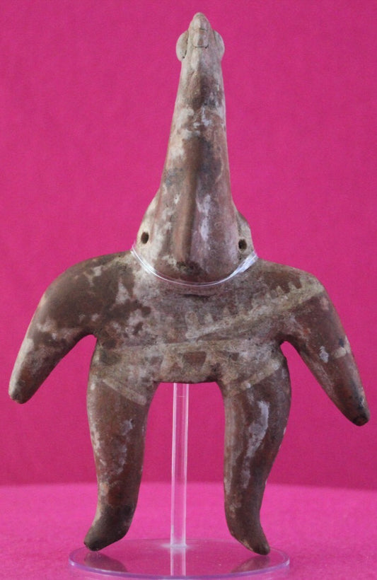 Pre Columbian Authentic Artifact Tomb Figure Colima Mexico 100 BC-250 AD COA 168