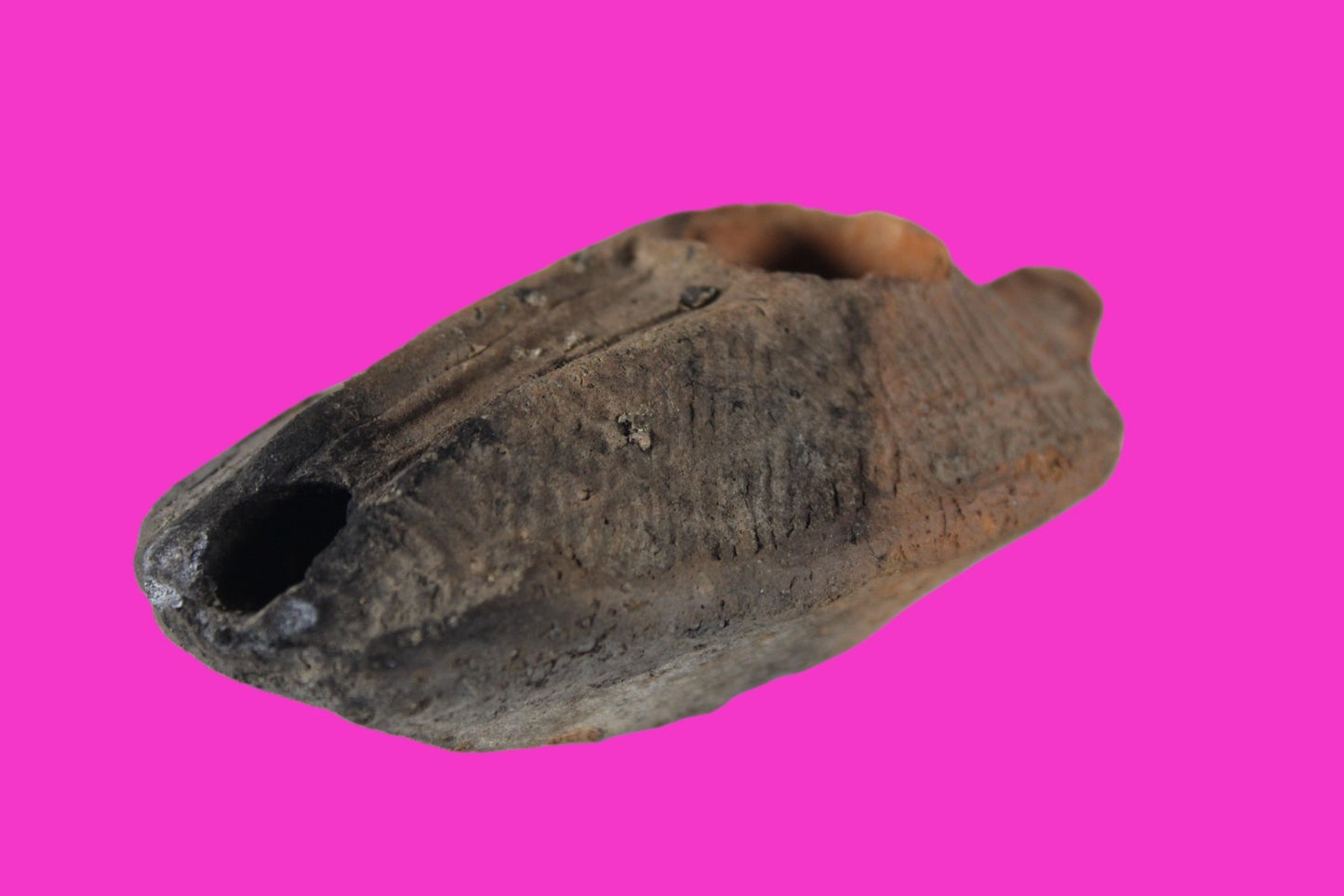 Oil Lamp Holy Land Ancient Artifact Jesus Christ Home Israel 300-600 AD COA 118