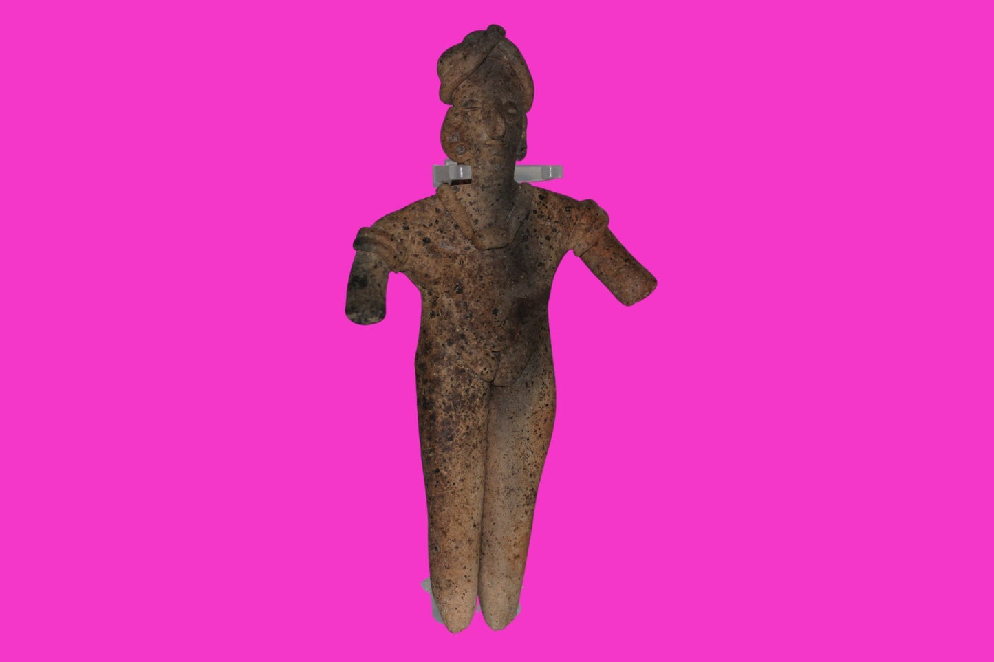 Pre Columbian Artifact 6 Inch Female Tomb Figure Colima Mexico 100 BC COA 242