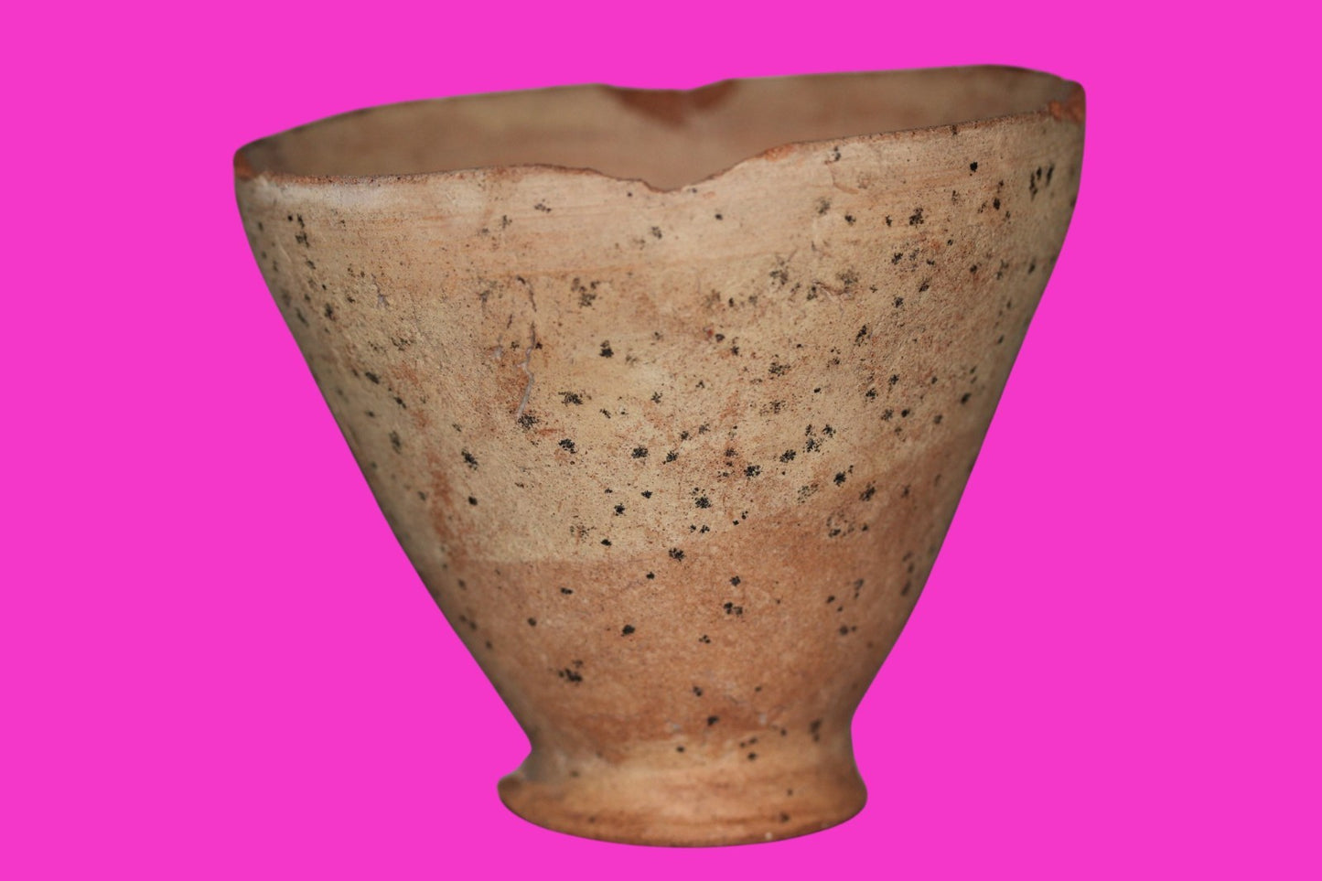 Time of Abraham Holy Land Artifact Ancient 4000 Year Old Cup  2000 BC COA J143
