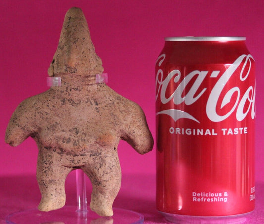 Authentic Pre Columbian Artifact Dwarf Tomb Figure Colima Mexico COA T87
