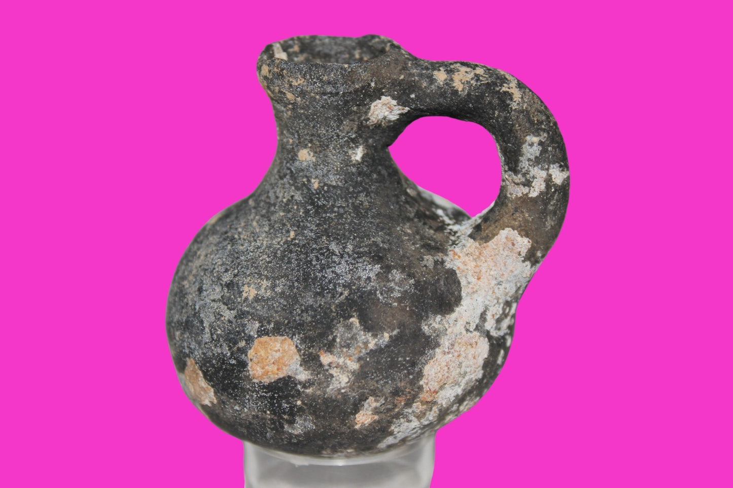 Ancient Holy Land Artifact King David Mini Jugglet Christ Home Land 1000BC COA 1