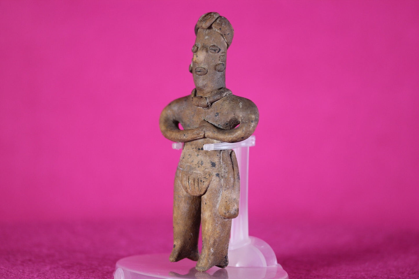 Pre Columbian Artifact Colima Figure Mexico 300BC-300AD Certified COA J73