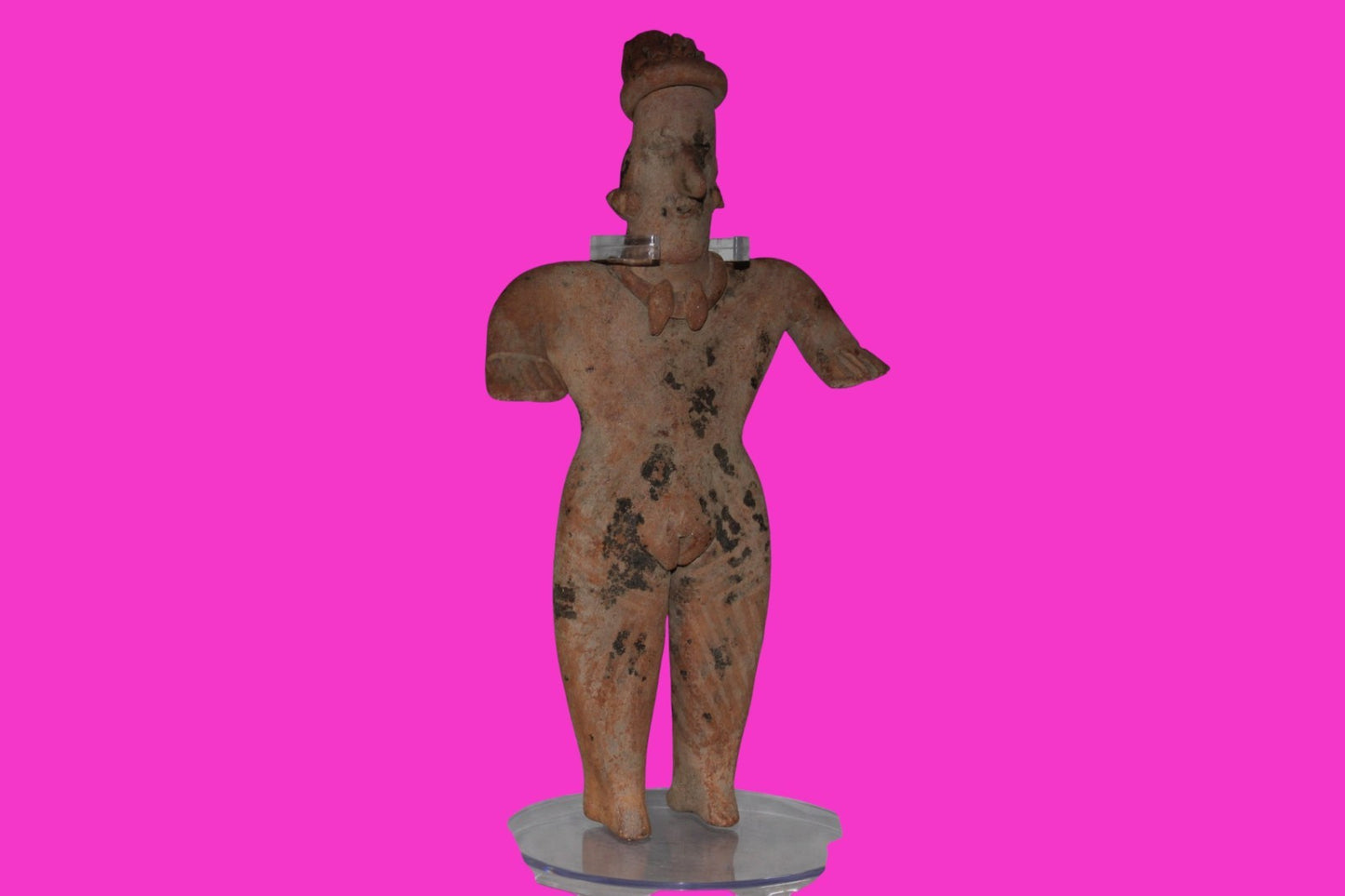 Pre Columbian Artifact 7 in Female Shaft Tomb Figure Colima Mexico 100BC COA 270