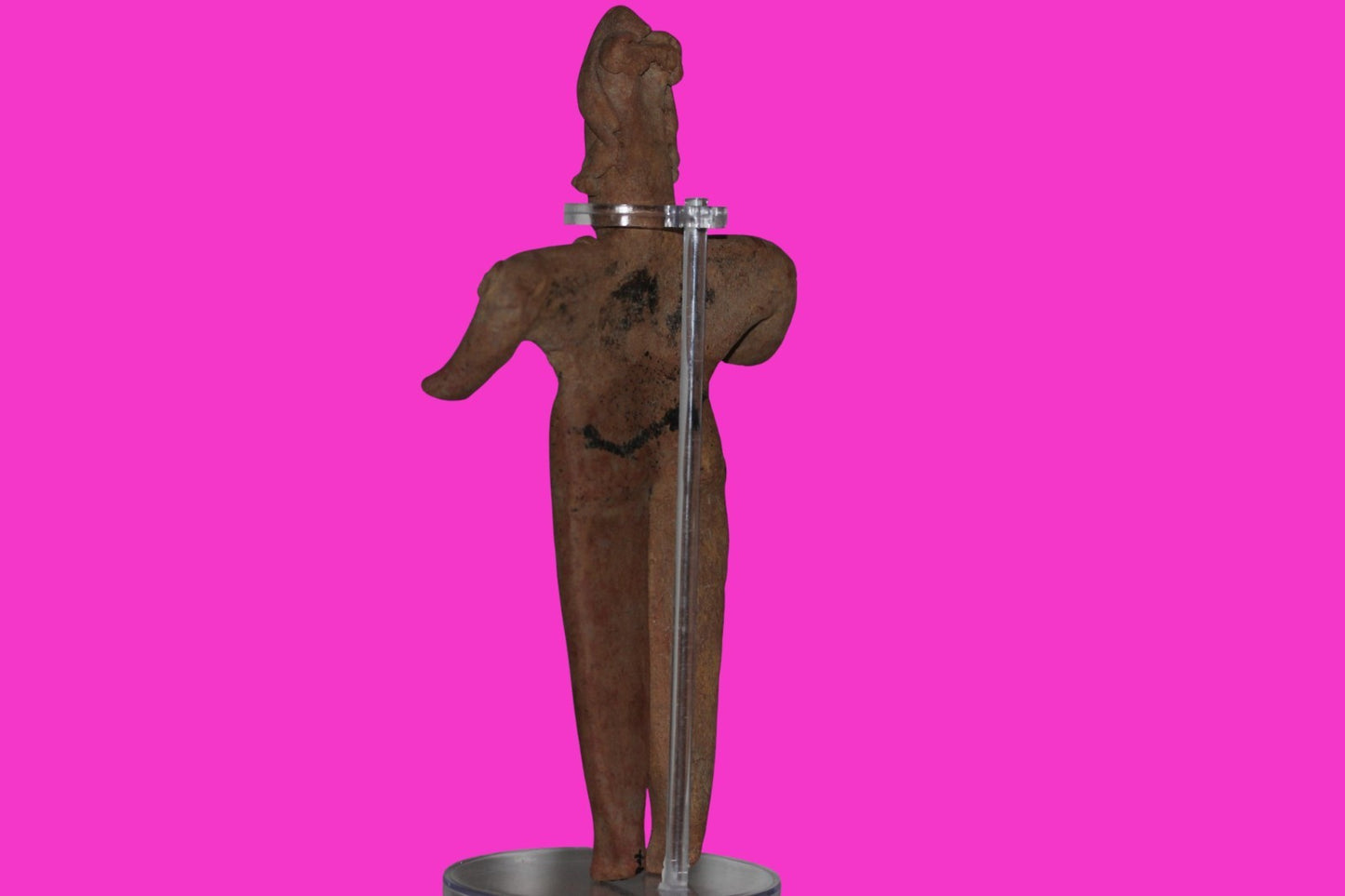 Pre Columbian Artifact Huge 9 Inch Tall Tomb Figure Colima Mexico 100 BC COA 231