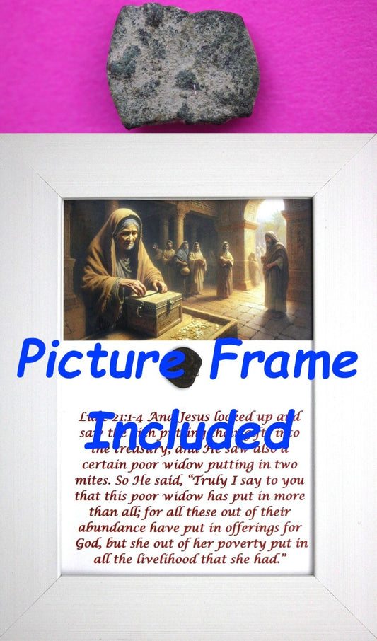 Widows Mite Coin Holy Land Artifact Free Display Frame Jesus Christ Lifetime 72