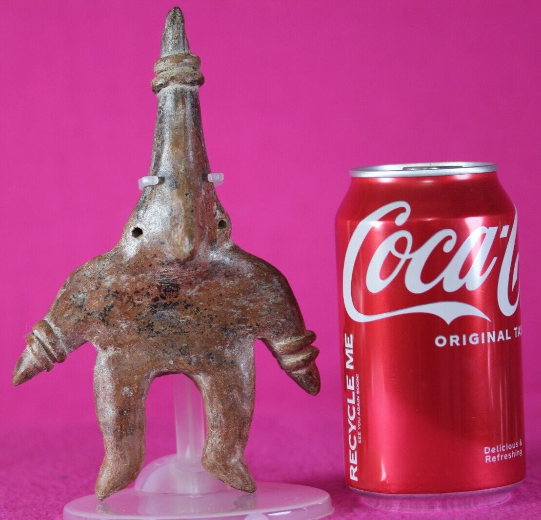 Pre Columbian Artifact Colima Shaman Mexico 300BC-300AD Certified COA J38