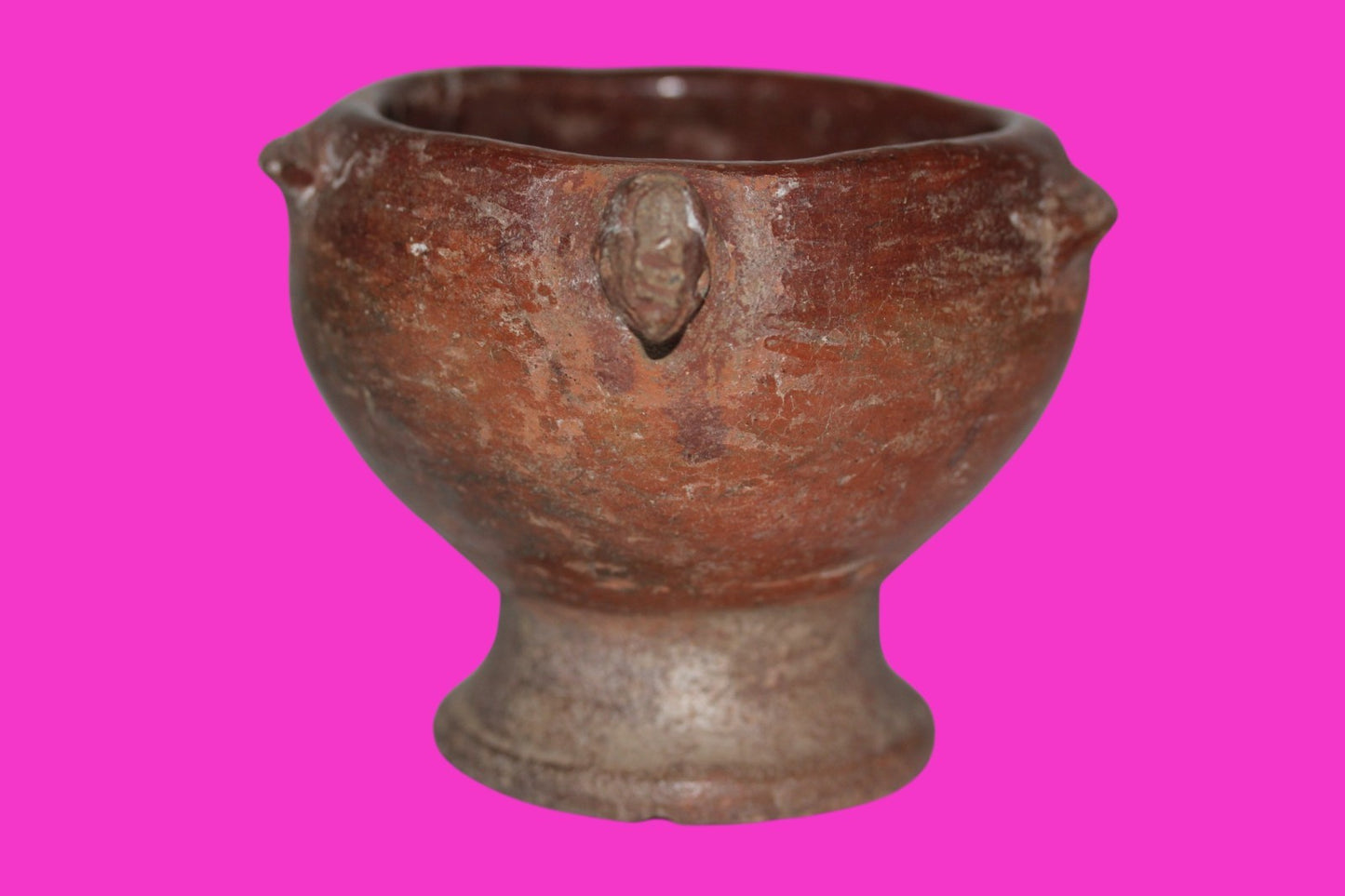 Pre Columbian Artifact Authentic Pedestal Bowl Watershed Costa Rica COA J97