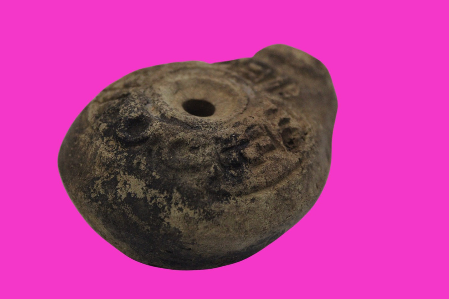 Ancient Holy Land Oil Lamp Artifact From Jesus Christ Home Land 100-500AD COA 62