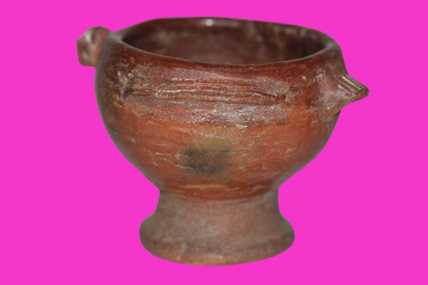 Pre Columbian Artifact Authentic Pedestal Bowl Watershed Costa Rica COA J97