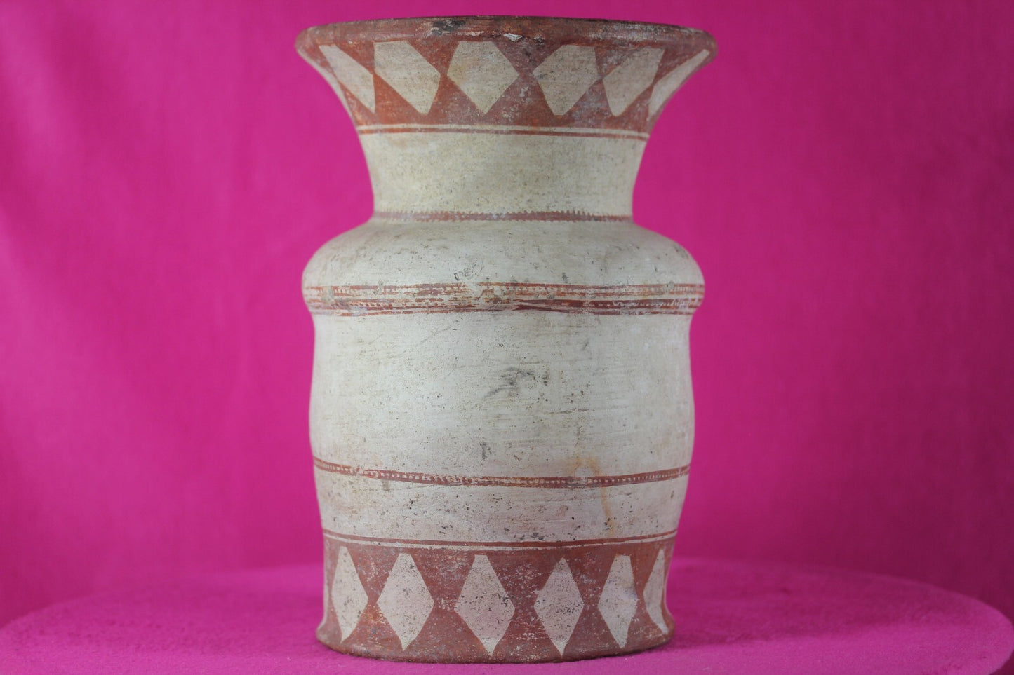 Large Ban Chiang Thailand Artifact Very Rare Pottery Jar 300-200 BC COA T122