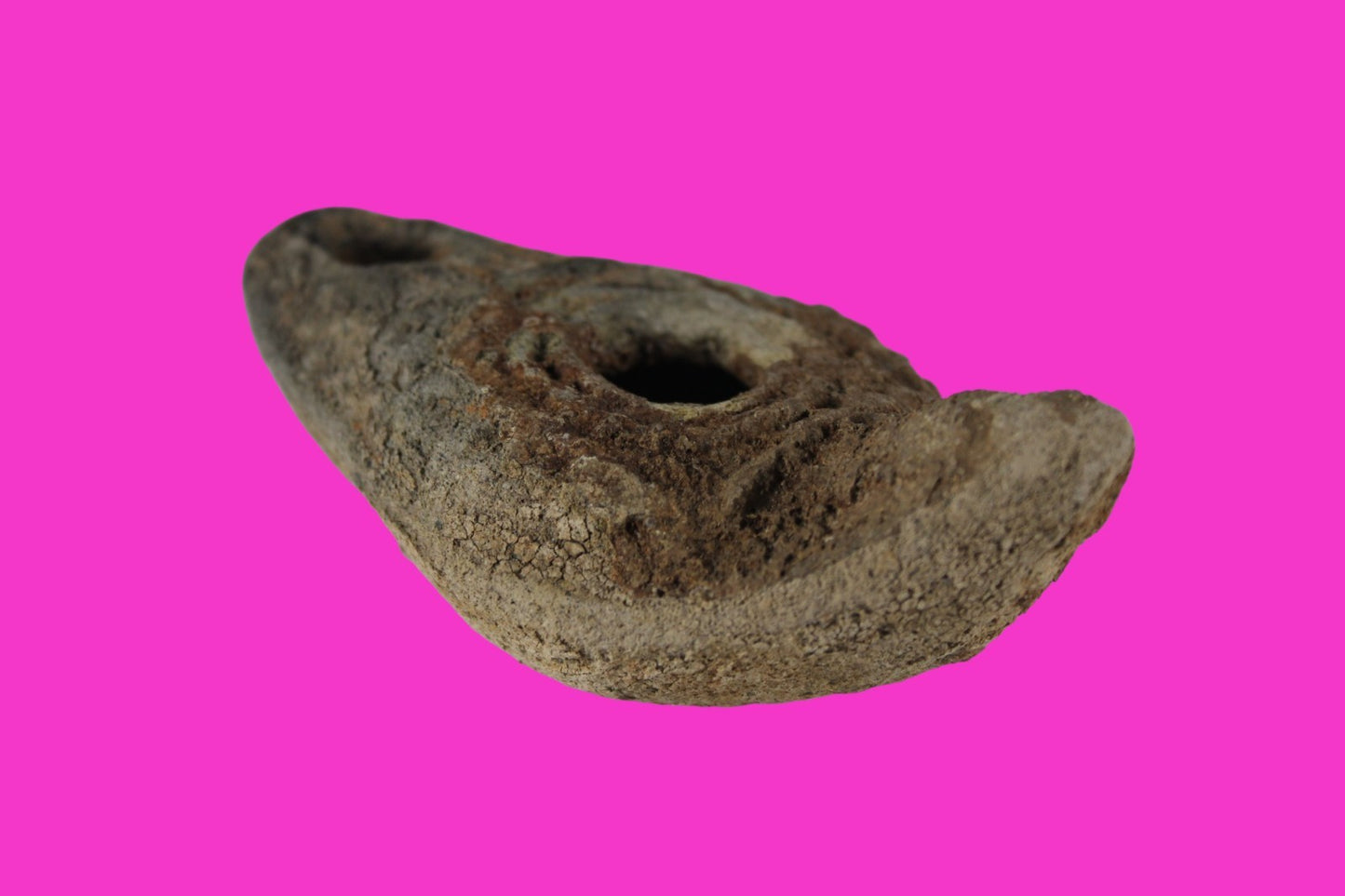 Ancient Holy Land Oil Lamp Artifact  From Jesus Christ Homeland 400-600AD COA 40