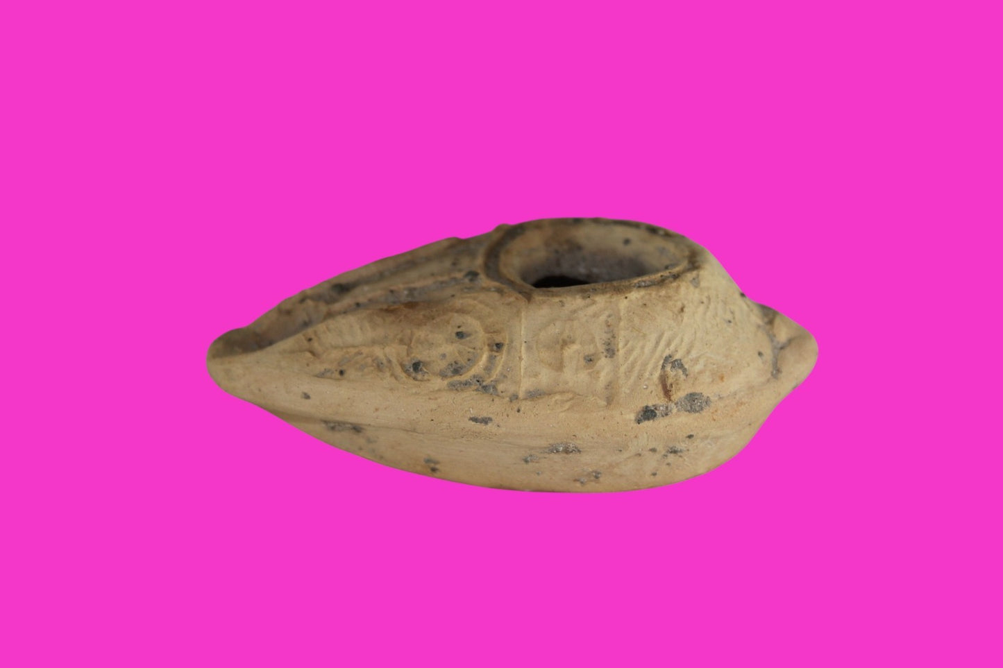 Ancient Holy Land Oil Lamp Artifact From Jesus Christ Homeland 400-500AD COA 32