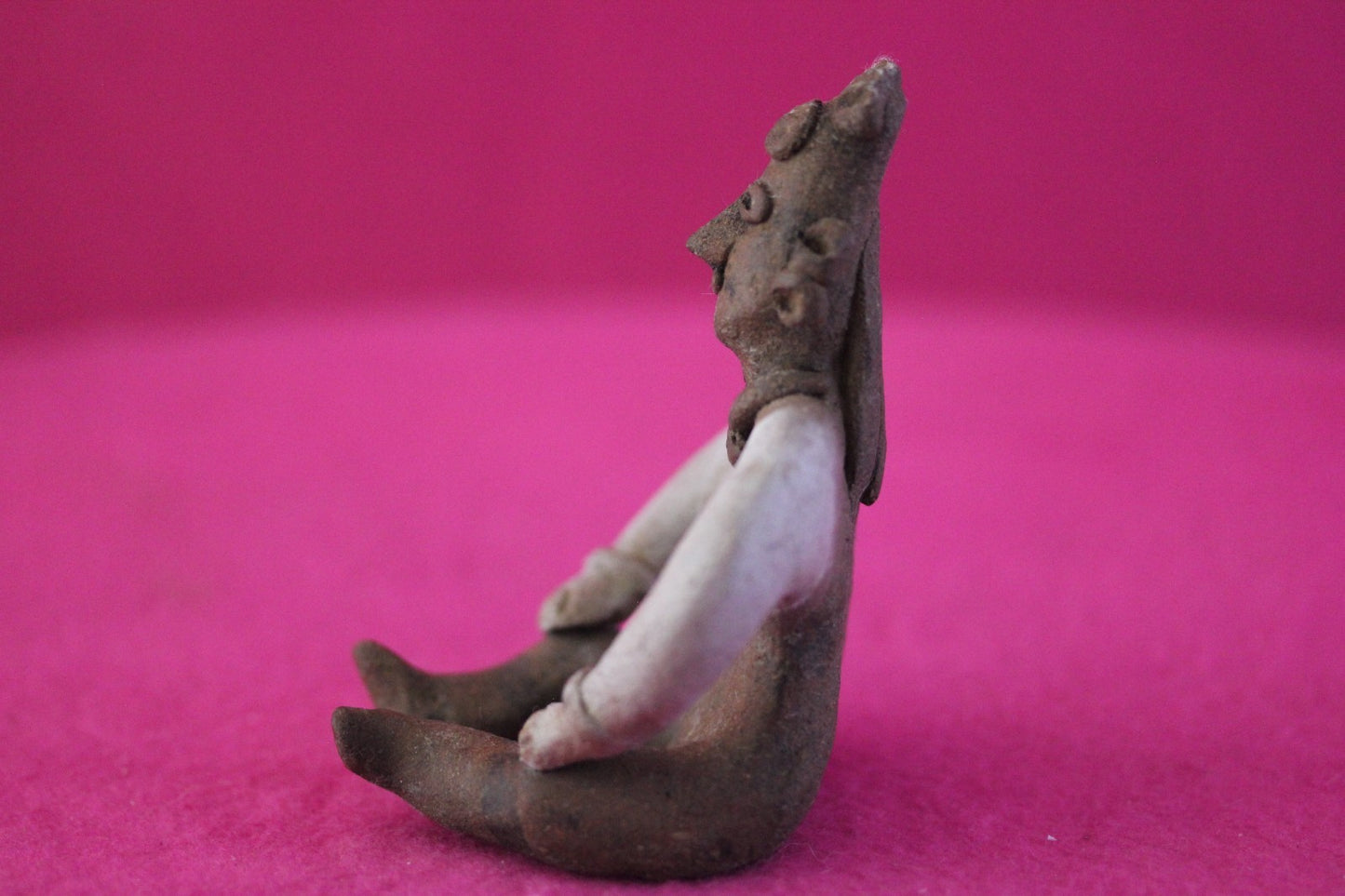 Pre Columbian Artifact Authentic Seated Shaman Tomb Figure Colima Mexico COA 194